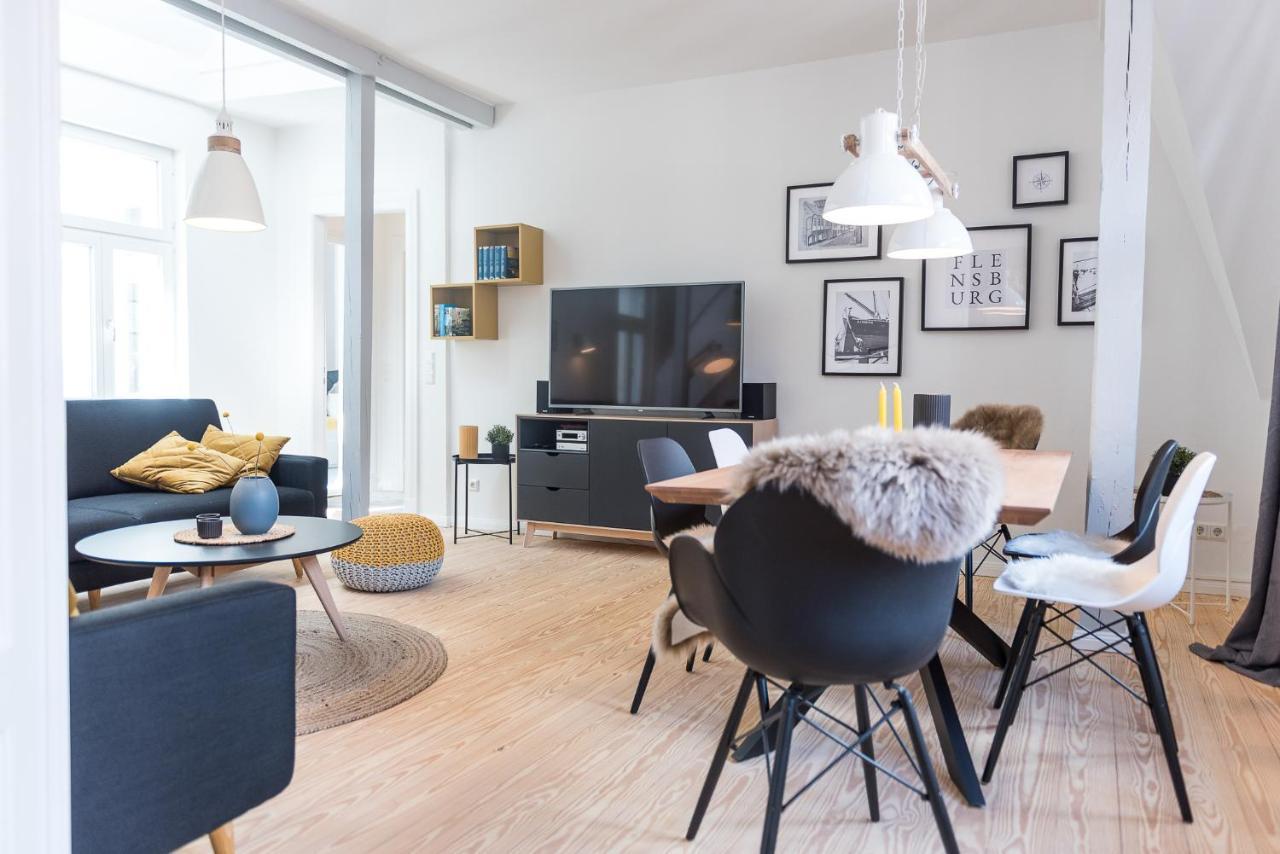 Fewo1846 - Flensburg68 - Komfortable Maisonettewohnung Fuer 6 Personen Mit Dachbalkon Im 4 Og Ngoại thất bức ảnh